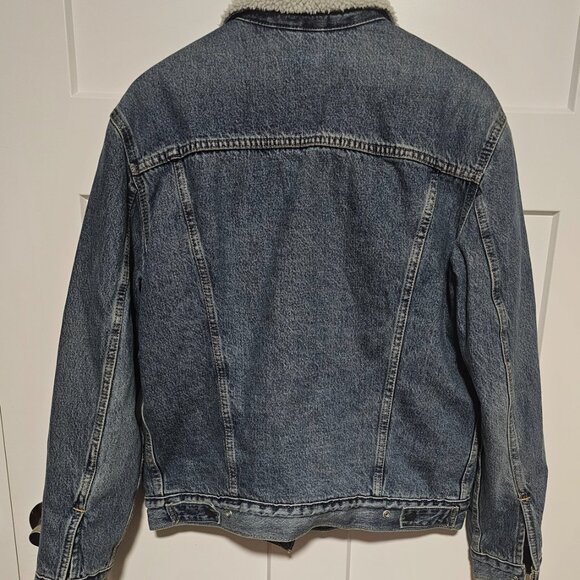Levi's Men's Sherpa Trucker Jacket Sz Medium - Picture 6 of 6